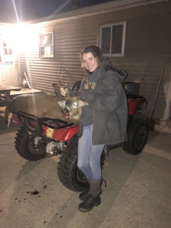 Caila Chinavare of Hale with her 8 point!