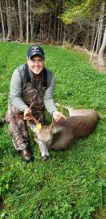 Erik Dehring of Alpena harvested a beautiful buck, 8 points & 165 pounds!