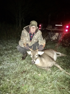 Edwin Barnum of South Branch with his 9 point!