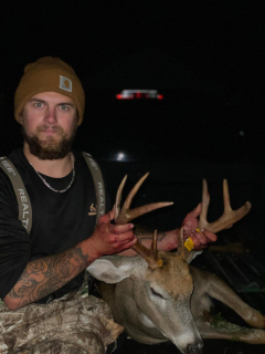 Tyler J. Moriarity of Lexington, Mi bagged an Alabaster Twp. 8 point!