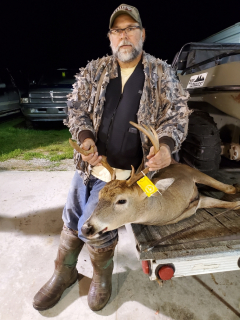 Tim Freehling of AuGres with his 7 point!