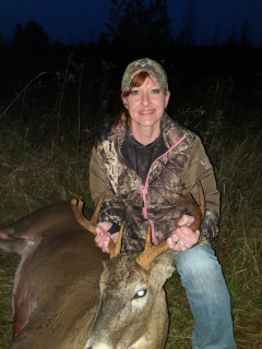 Julie Dewald of AuGres With Her 8 point!