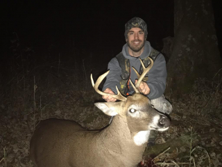 Micah Jordan of East Tawas shot his 8 point chasing does in National City!