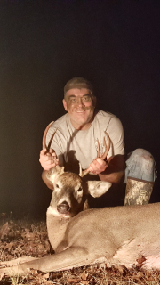 Barry Bunyak of Chesterfield bagged a 7 point in his new hunting property in Iosco County!