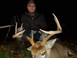 Brett Maser of AuGres with his 9 point!