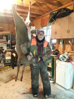Glenn Belyea of Harrisville with his spiker!