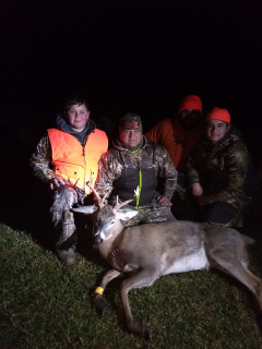 Arthur Gray of Greenbush with his 8 point!