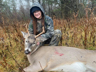 Jayden Quarters of Tawas City with a 6 point!