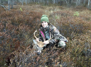 Ally Hagland from oscoda bagged an Ausable 6 point!