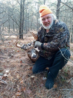 Marcus Lafayette of Tawas City with his Wilber Twp. 8 Point!  