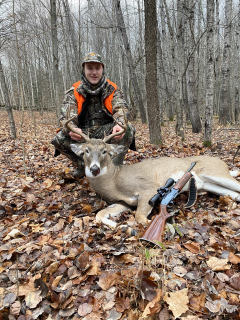 Joseph Kimmerer of Hale Shot his 8 point on Private Property!