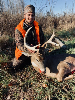 Jacob Preger of Ponconning bagged this 14 Point in Bay County!  