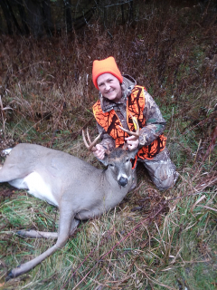 Lillian Bigham of Lincoln got her 8 Point in Harrisville!  
