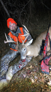 Luke Gehring of Harbor Beach With his 10 Point!  