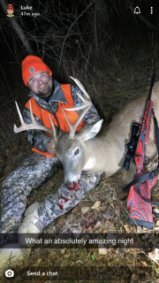 Luke Gehring of Harbor Beach Bagged this 10 Point at Sand Beach!