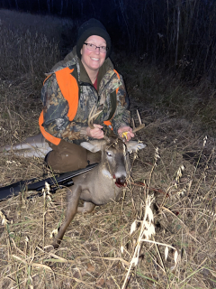 Heather Schalk shot a 8 point in Hillman