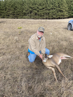 Ed Crainer of Whittemore with his Doe!