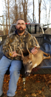 A 10 Point for Don Mathe of Albion hunting in Calhoun County.