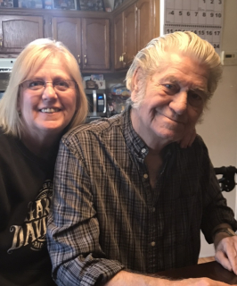Debbie Compau of Hale with her dad Don Thomas