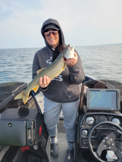 Summer Myles from Oscoda: Nice Lake Trout!