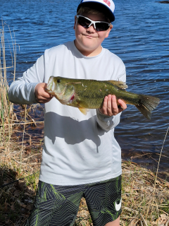 Michael Johnson of Tawas City catches a nice Bass!