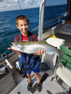 Jacob Birmingham of Alpena - Thunder Bay Steelie!