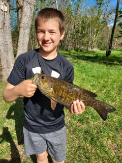 jackson Birmingham of Alpena - Thunder Bay River Smallmouth