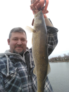 Rick Stros of Port hope - Nice Walleye!