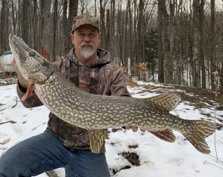 Gordon Smith of Gaylord with his Northern Pike