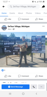 Ethan Loew of Tawas City with his Salmon