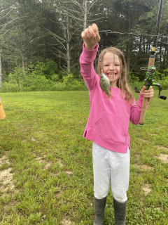 Mya Loew from Tawas City and her Bluegill