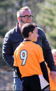 Caleb Conrad with his Dad, Doug Conrad Jr - East Tawas