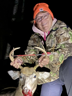 Julie Weber of Hale Bagged her 4 point in Hale!