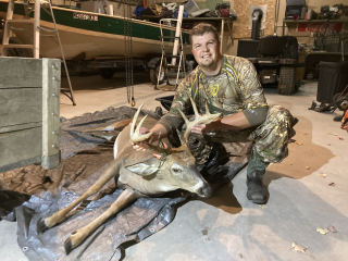 Benjamin Windsor of West Branch bagged a 10 point in Ogemaw County!  Been chasing this buck for 3 years and finally got a chance to harvest him.