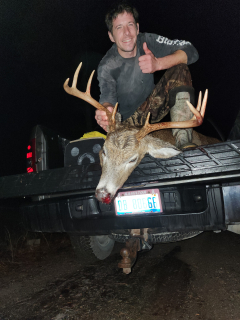 Alex Loew Of Tawas Bagged his 8 point in Iosco County!