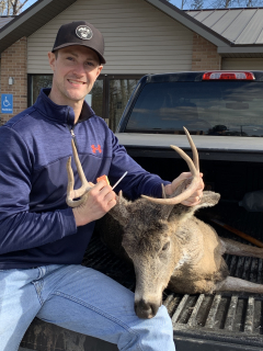 Justin Bielby also with a nice buck, an 8 point!