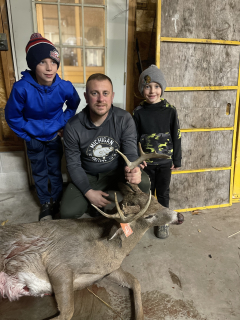 Matt LaFreniere II Of Tawas City Bagged a 9 point in Oscoda!