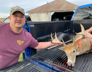 Russ Talski of Ubly with his 8 point!
