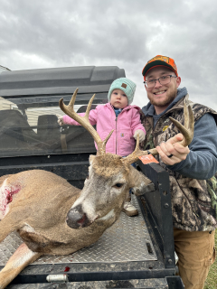 Nick Hauff of Tawas with his 8 point!