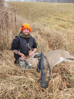 Michael Cann of Glennie got his 8 point in Glennie!  8am opening day rifle season 