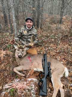 David Kresher of Oscoda with his 8 point!