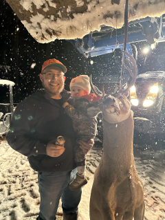 Nick Hauff of Tawas with his 7 point!