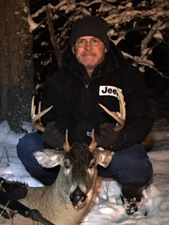 Dave Sisco of West Branch got his 9 point in Ogemaw County!