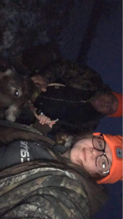 Arthur Gray of Greenbush got his 2 point in West Branch!  Hunting with my duaghter