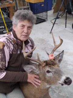 paula Currie od Whittemore with her 8 point!