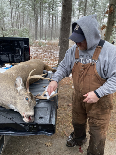 B.J. Bell of Tawas with his 7 point!