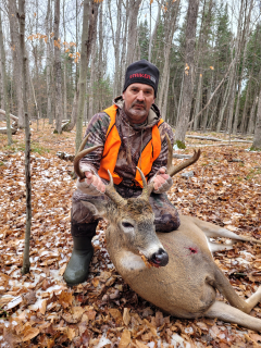 Troy Walker of Oscoda Township bagged his 7 point in Iosco County
