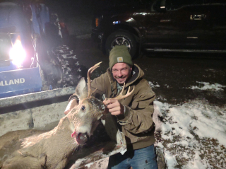Adam Loew of Tawas City Bagged an 8 point in Tawas Township!