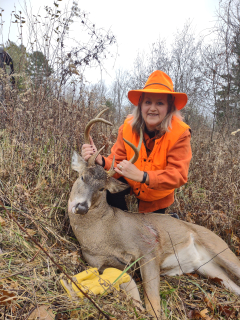 Kris Zubek of Tawas City With her 6 point!
