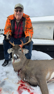 Denny Hayes of Tawas City Bagged an 8 point in Grant Township